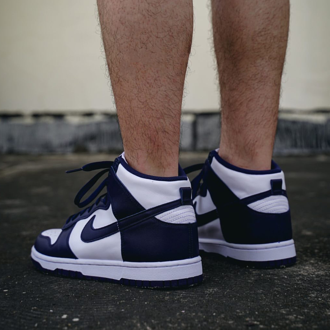 Nike Dunk High Navy Dd1399 104 5