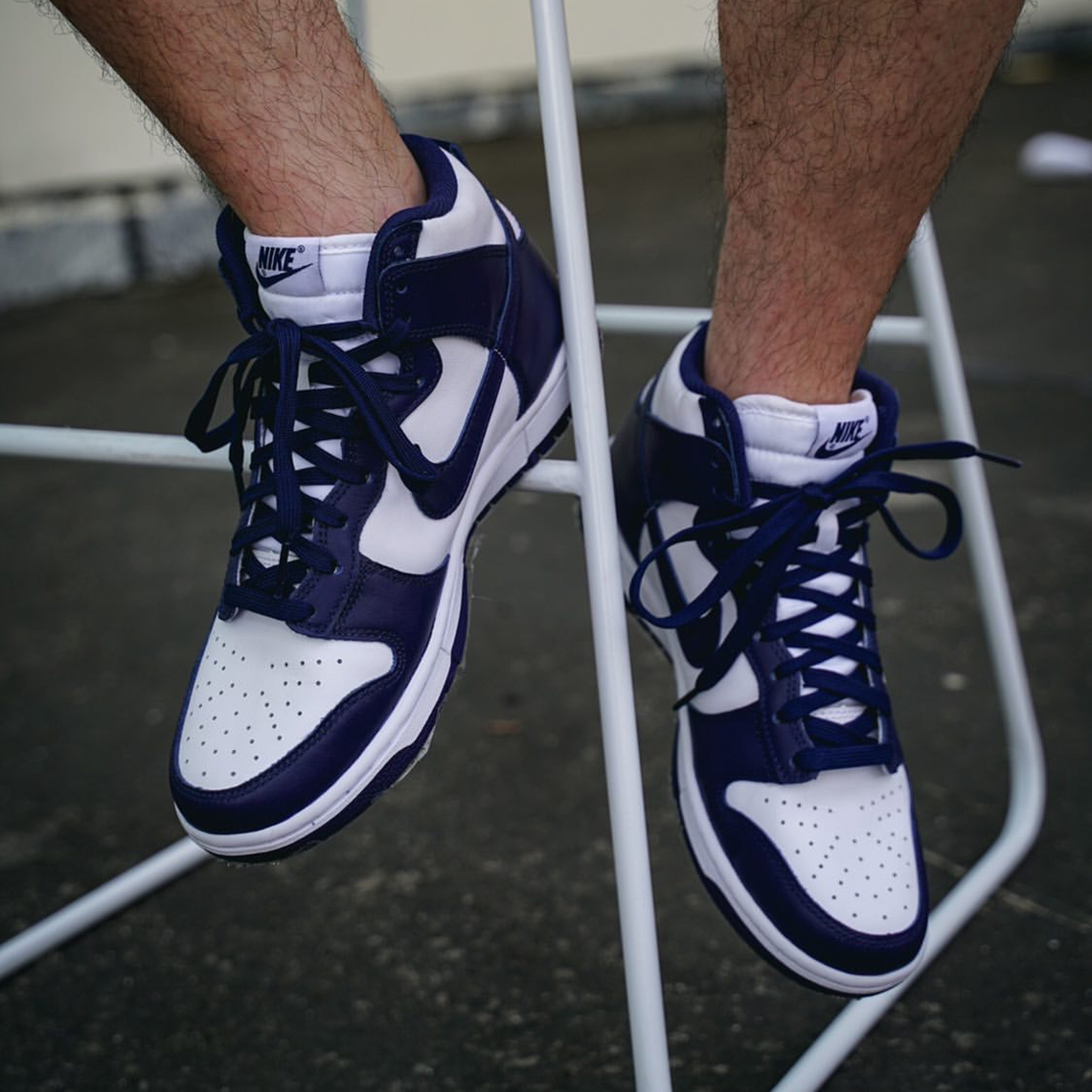 Nike Dunk High Navy Dd1399 104 6