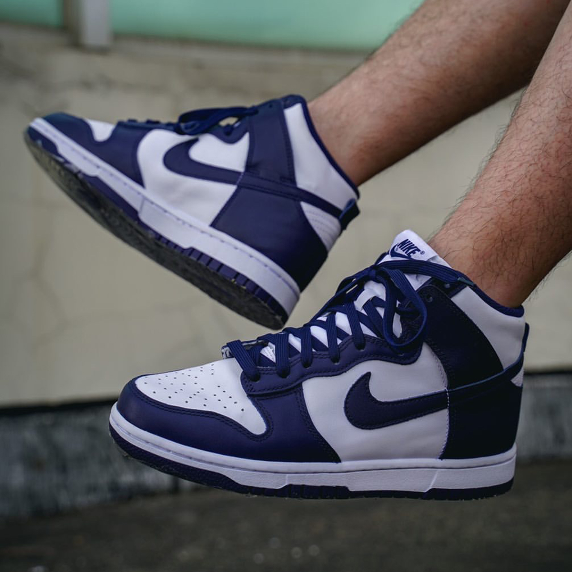 Nike Dunk High Navy Dd1399 104 7