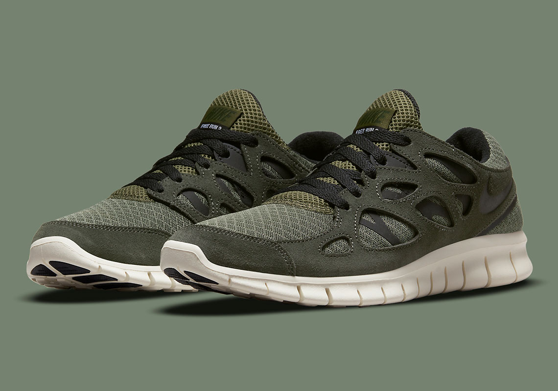 The Nike Free Run 2 Is Heading Into The Fall With A "Sequoia" Colorway