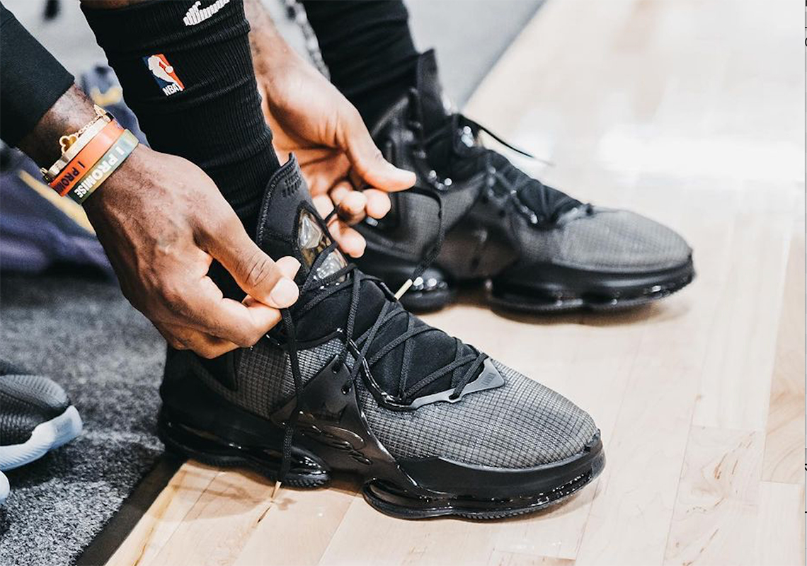 LeBron James Debuts The Nike LeBron 19 In Black