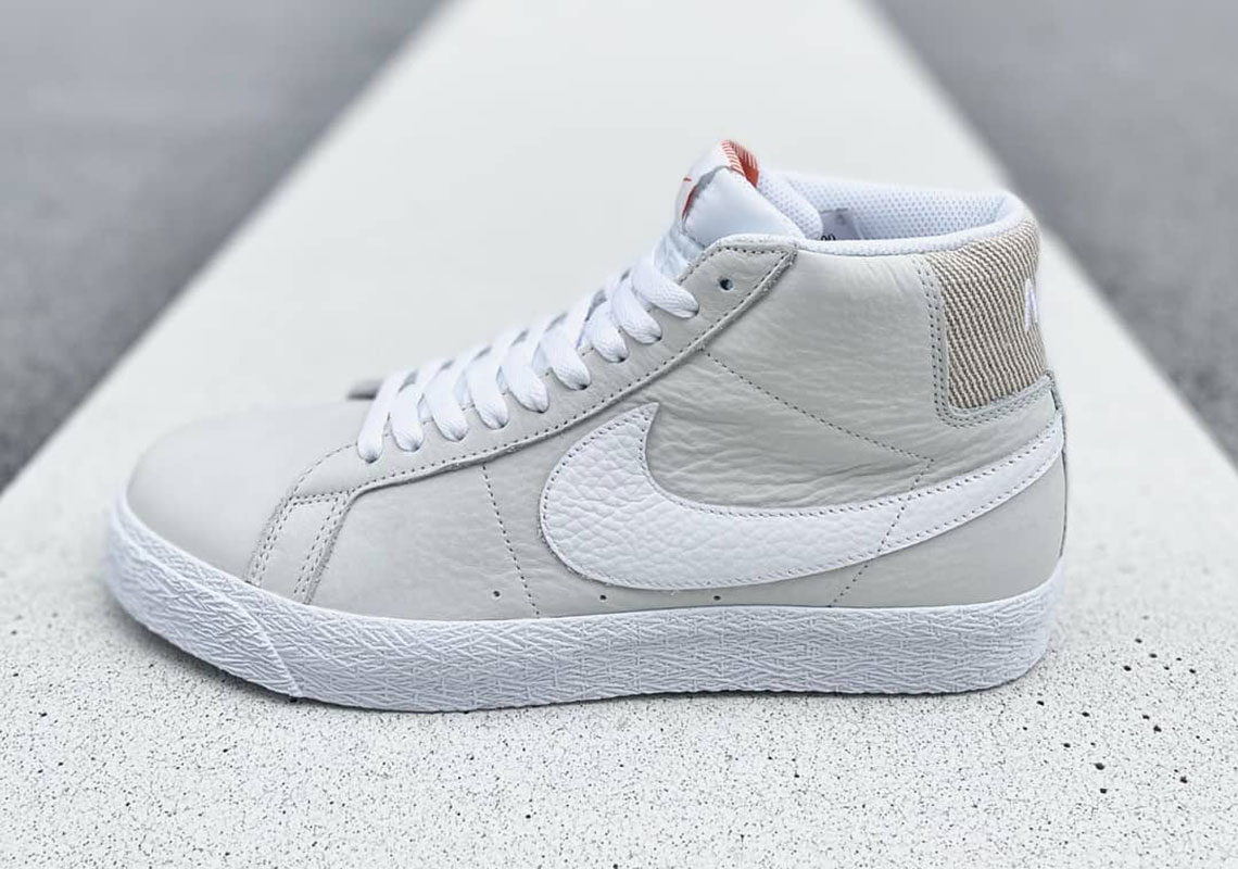 Nike SB Blazer Mid “Unbleached” Arrives In Clean Summit White