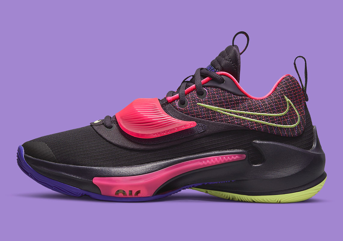 Nike Zoom Freak 3 Green Pink Purple Da0694 500 2