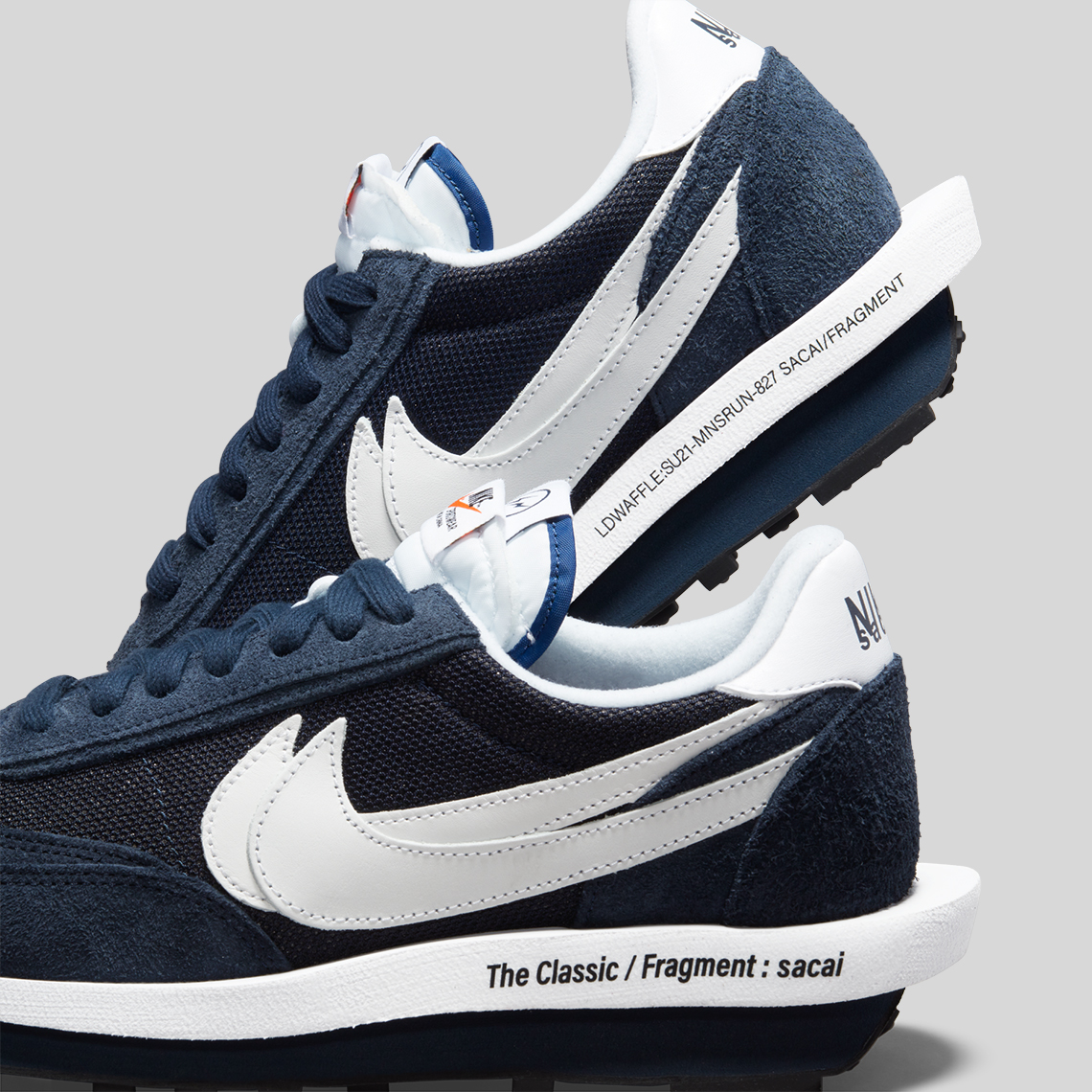 Sacai Fragment Nike Ldwaffle Navy Dh2684 400 10