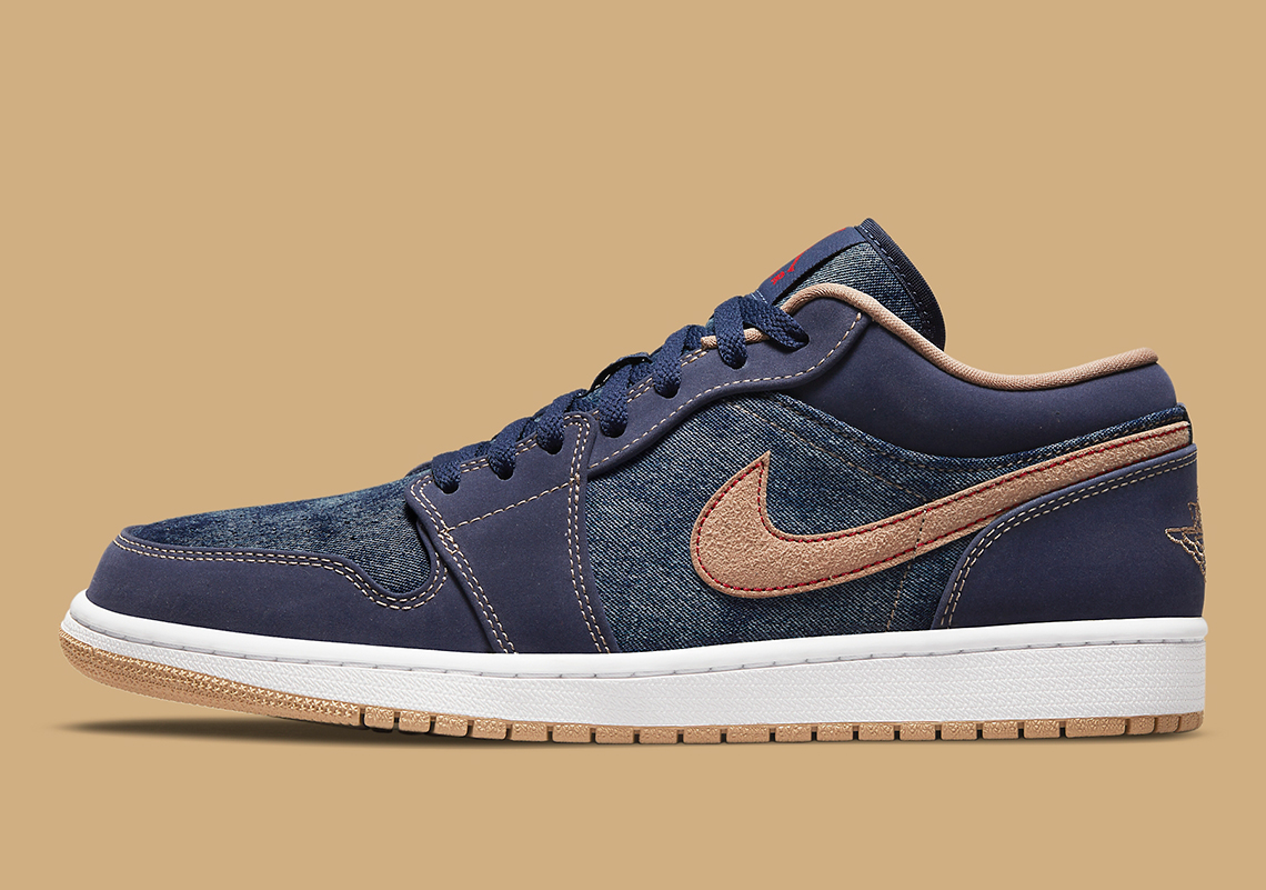 Air Jordan 1 Low SE "Denim" Releasing In Adult Sizes