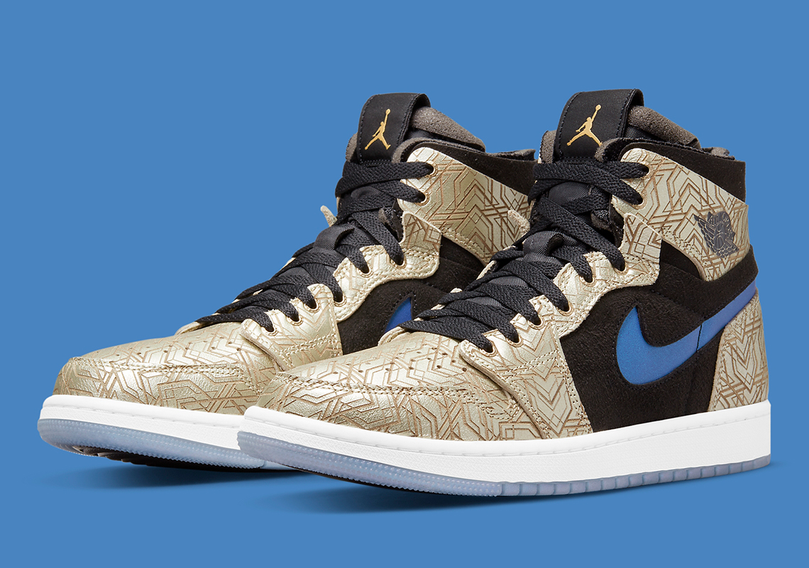 Official Images Of The Air Jordan 1 Zoom CMFT "Gold Laser"