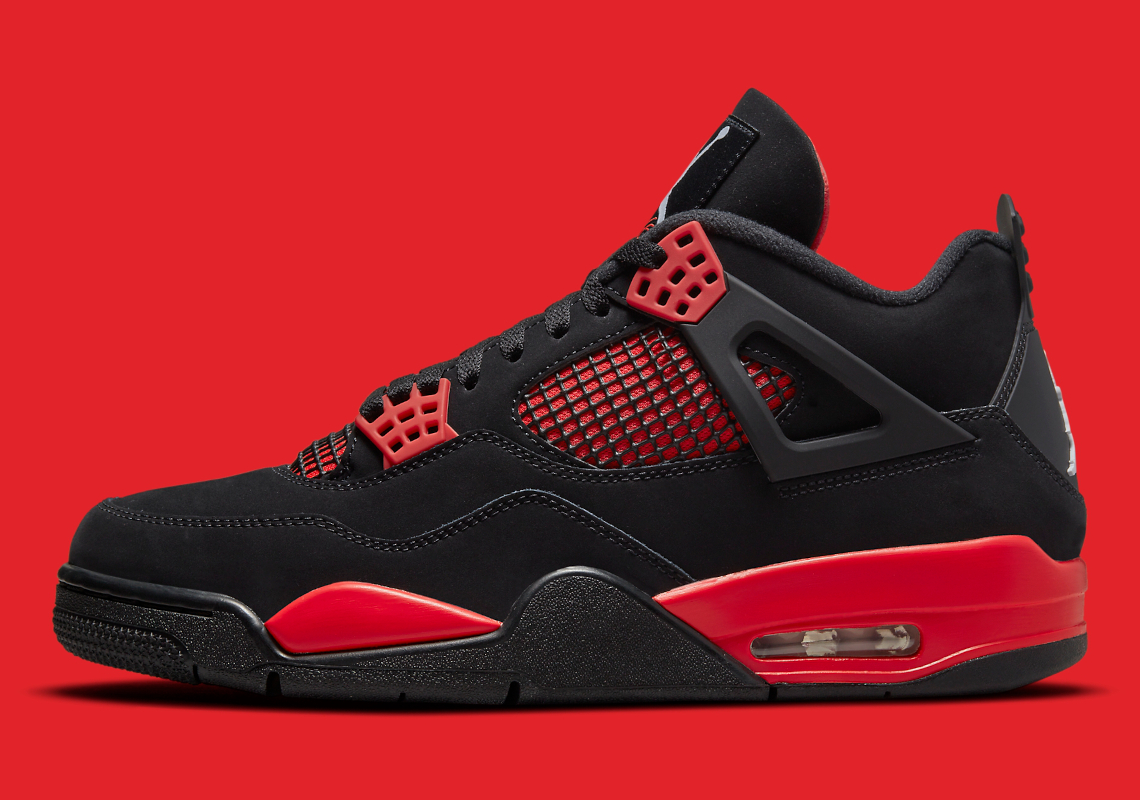 Official Images Of The Air Jordan 4 “Red Thunder”