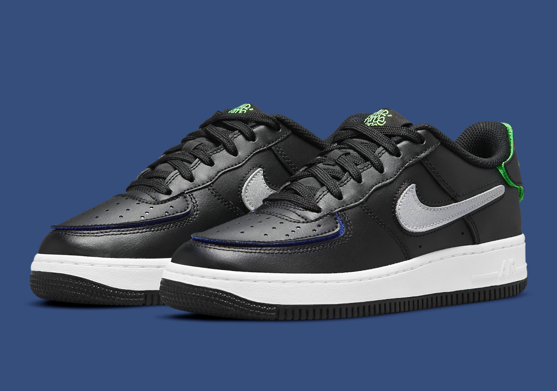 Nike Air Force 1 1 Gs Black Dh7341 001 6