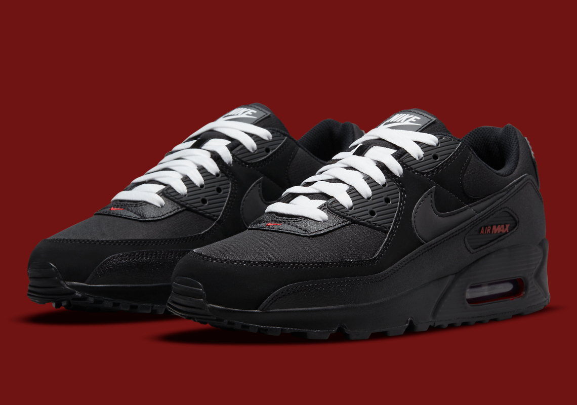 Classic Black, Red And White Take Over The Nike Air Max 90