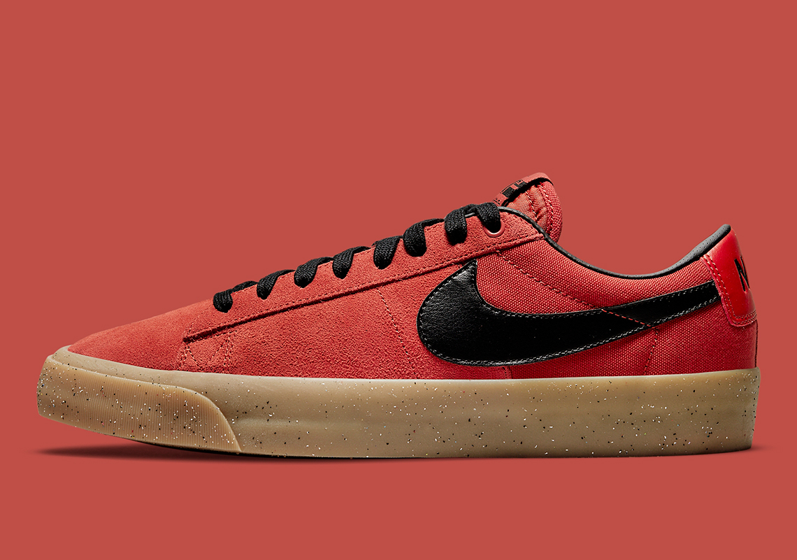 Nike Blazer Low Red Gum Dc7695 600 5