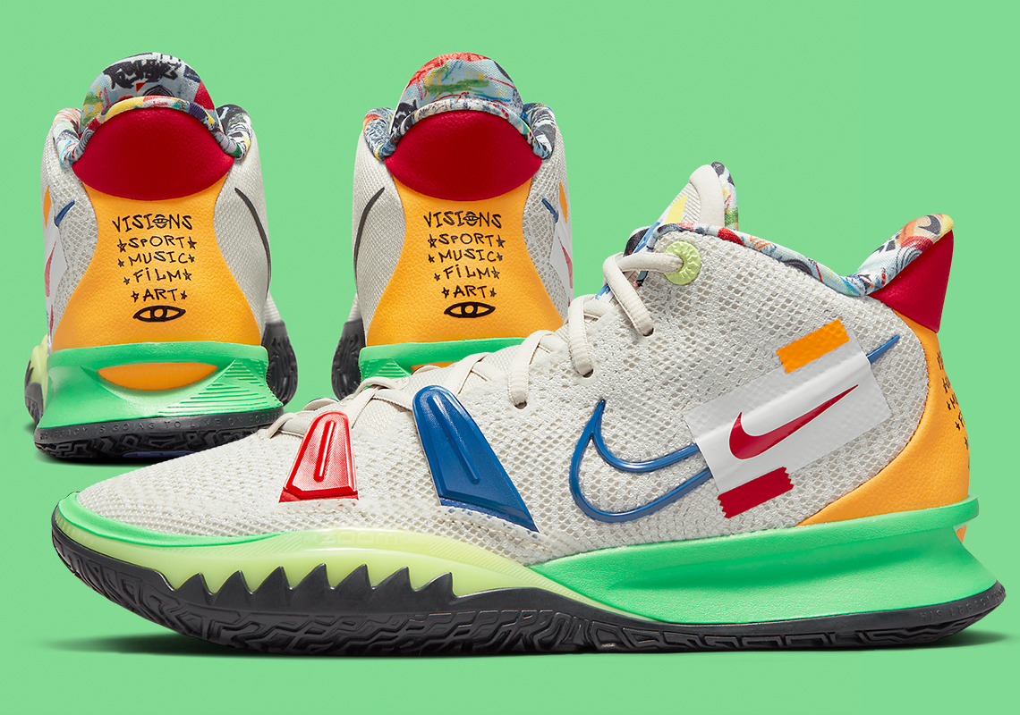 The Nike Kyrie 7 "Visions" Details Kyrie's Passions Off The Court