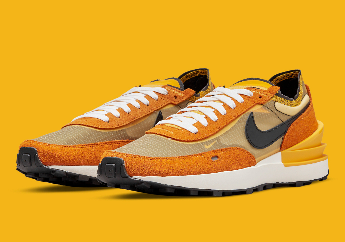 Orange Takes Over The Nike Waffle One Ahead Of Halloween