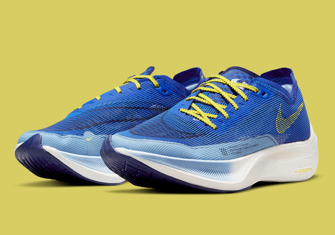 The Nike ZoomX VaporFly NEXT% 2 "Hyper Royal/Yellow Strike" Is Available Now