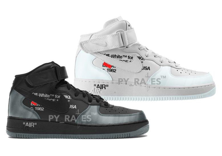 Off-White To Release Two Nike Air Force 1 Mids This Spring