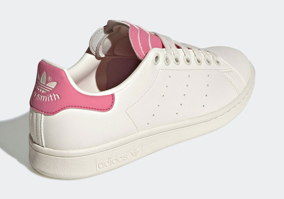 Adidas Stan Smith Tre Tongue Off White Rose Tone Off White H03924 2