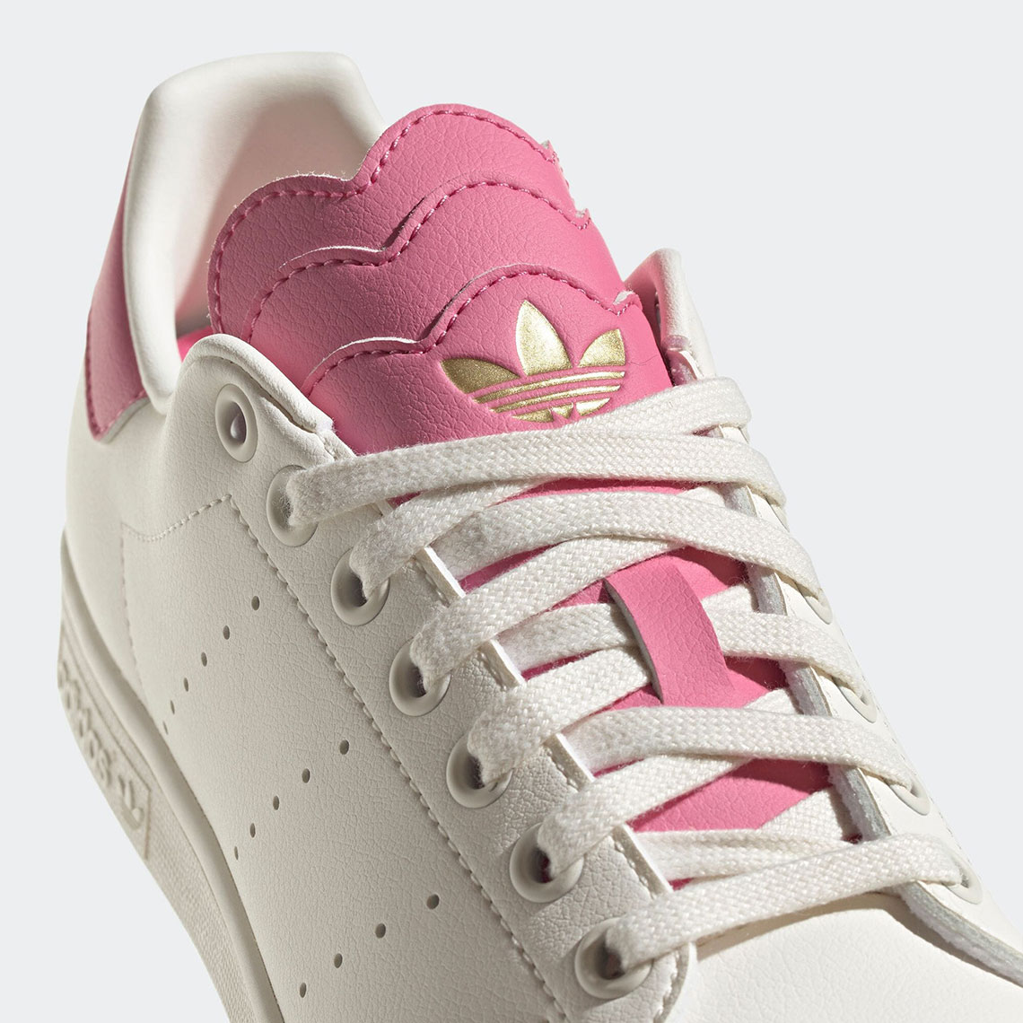 Adidas Stan Smith Tre Tongue Off White Rose Tone Off White H03924 4