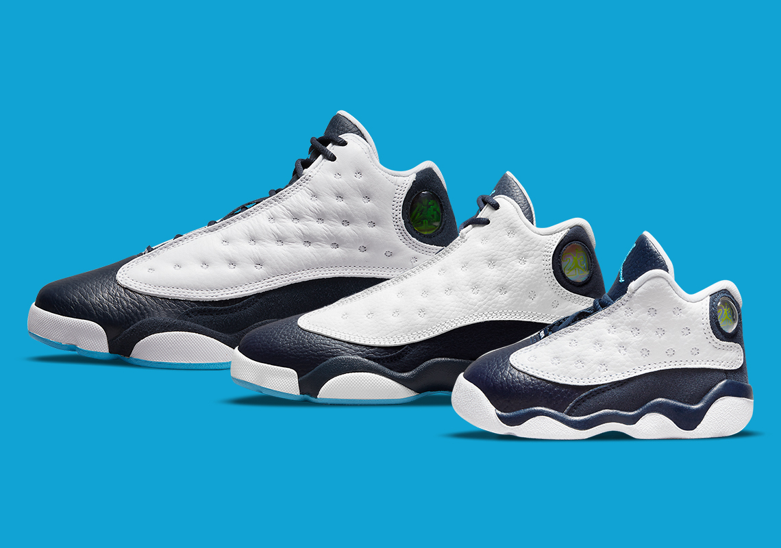 The Air Jordan 13 “Dark Powder Blue” Is Releasing In Full Kids Sizes