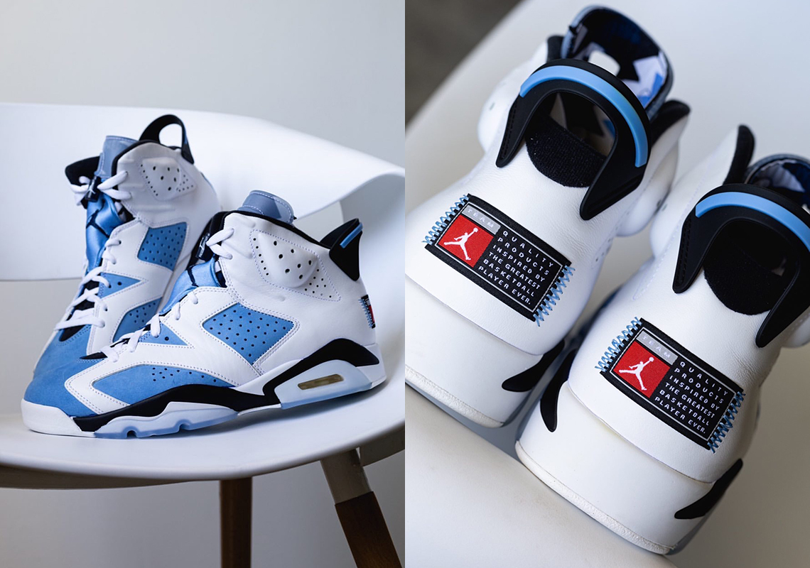 First Look At The Air Jordan 6 “UNC”