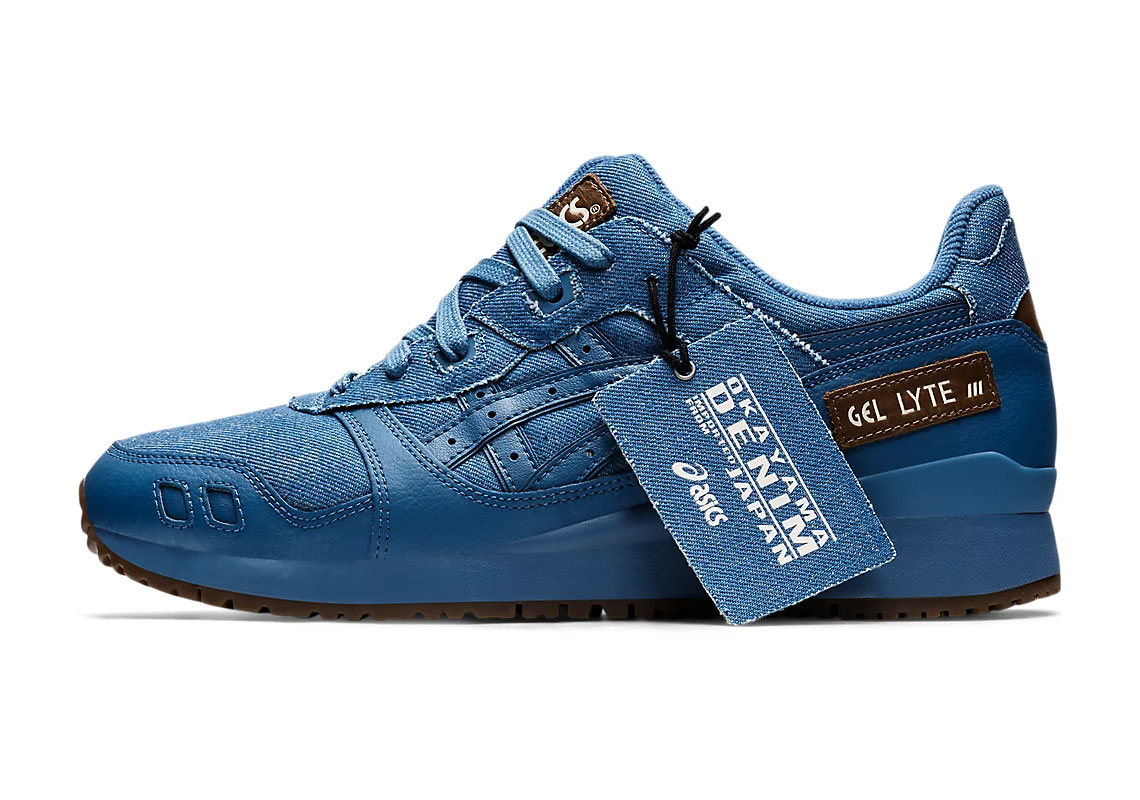 Okayama Denim In Classic Blue Covers The ASICS GEL-Lyte 3