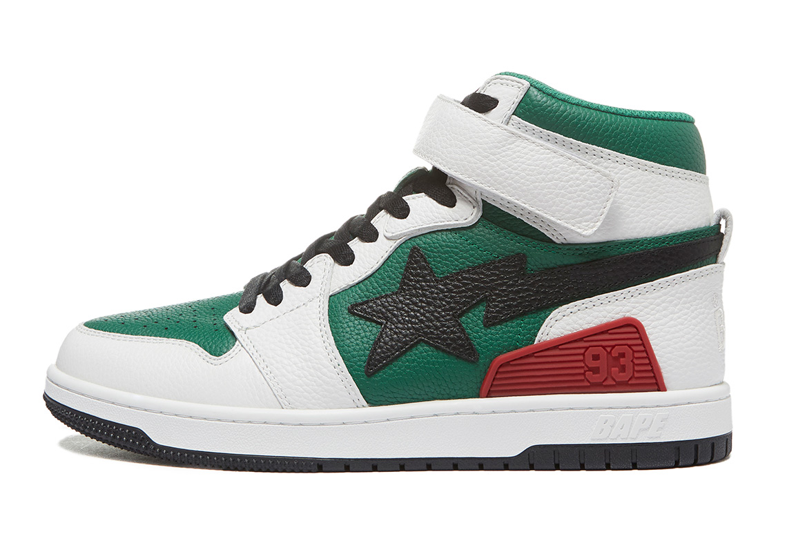 Bape Block Sta Hi White Green 4