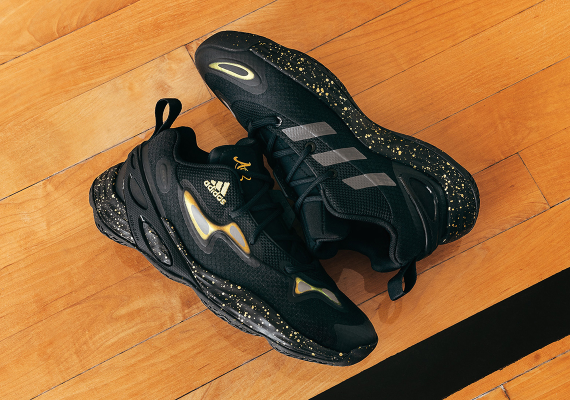 Candace Parker Adidas Exhibit Ace Low Black Gold 1