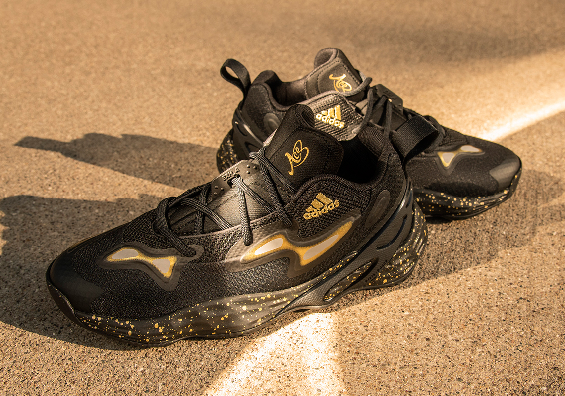 Candace Parker Adidas Exhibit Ace Low Black Gold 3