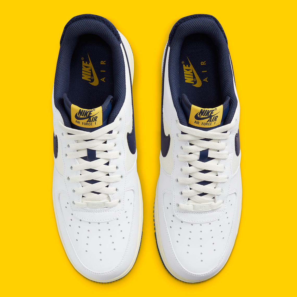 Nike Air Force 1 07 Lv8 White Navy Yellow Do5220 141 3