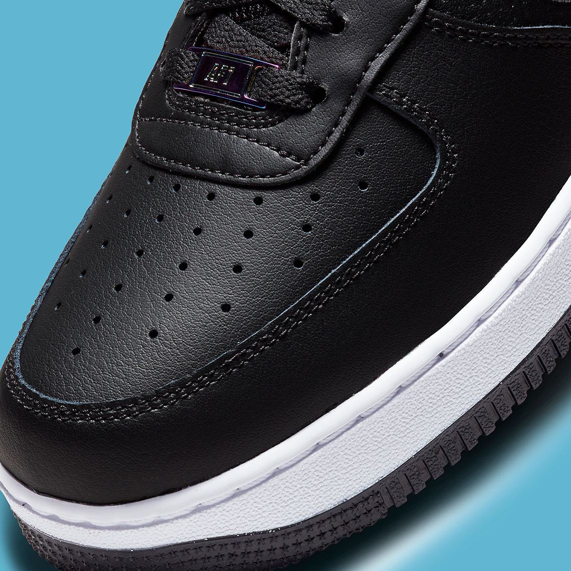 Nike Air Force 1 Black Blue Micro Dot Dq0812 001 3