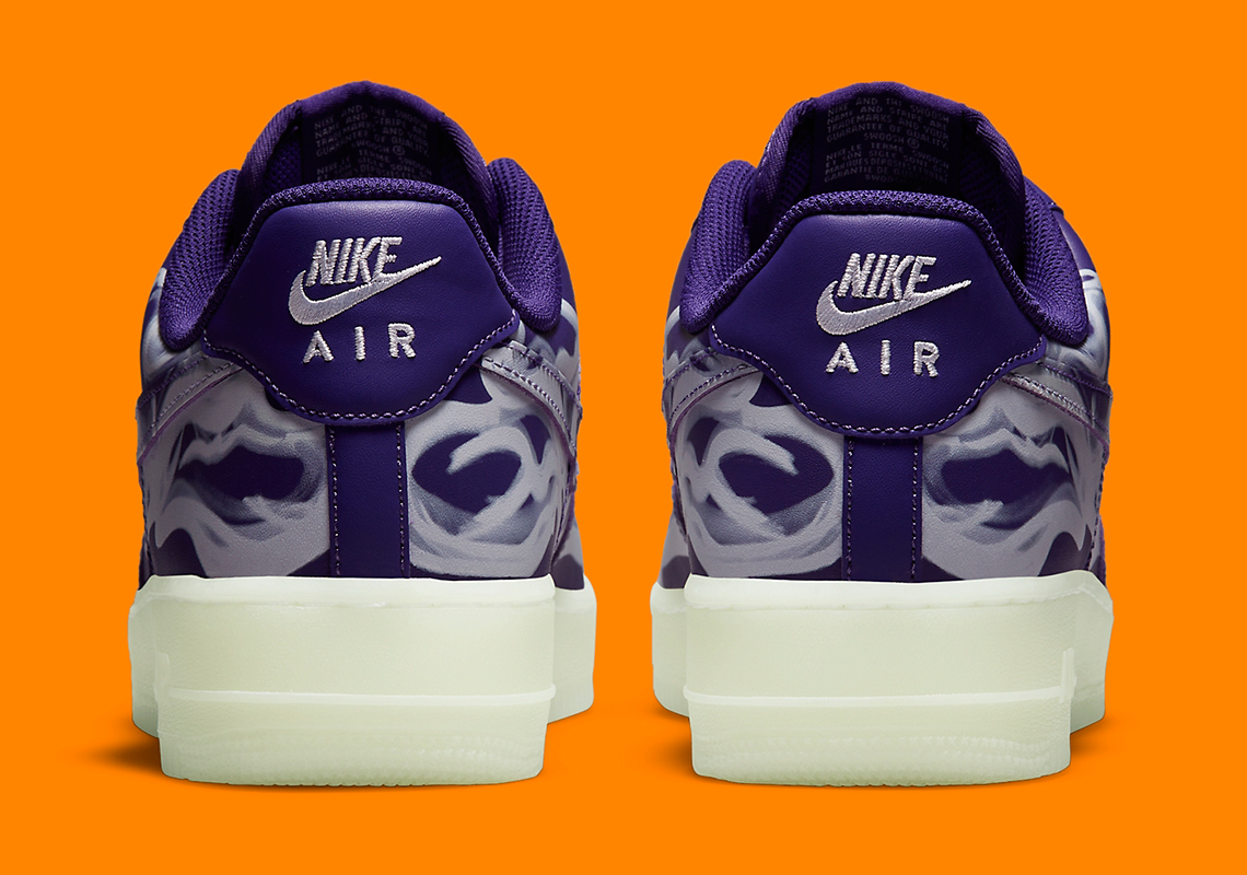 Nike Air Force 1 Low Skeleton Halloween Court Purple Cu8067 500 4