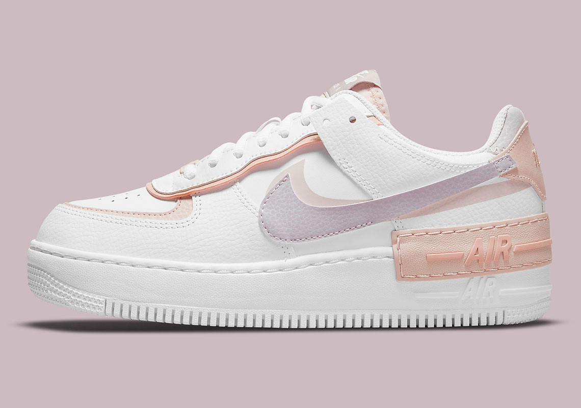 Nike Air Force 1 Shadow Wmns White Amethyst Ash Pink Oxford Ci0919 113 5