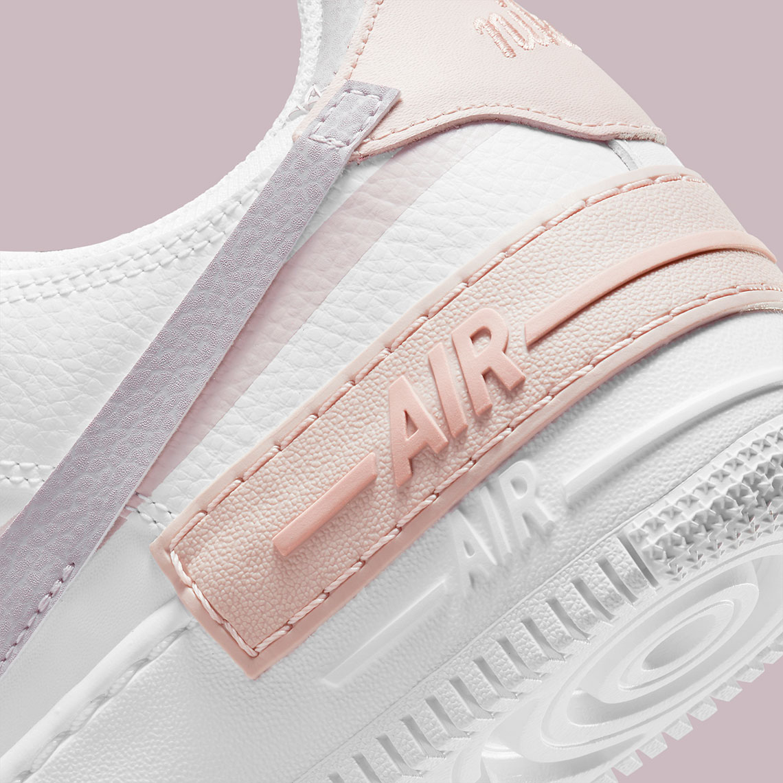 Nike Air Force 1 Shadow Wmns White Amethyst Ash Pink Oxford Ci0919 113 6