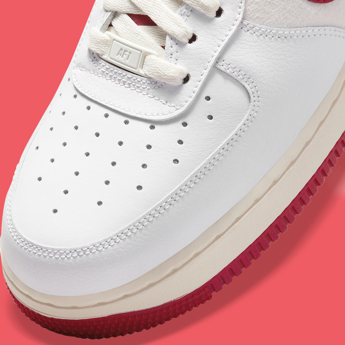 Nike Air Force 1 White Gym Red Sail White Do5220 161 5