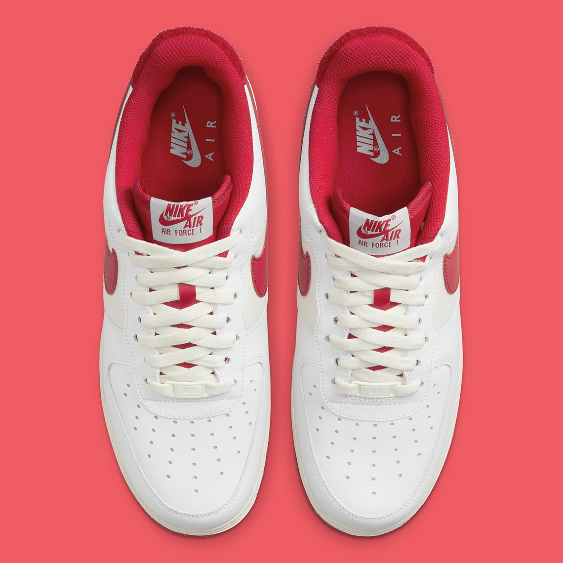 Nike Air Force 1 White Gym Red Sail White Do5220 161 8