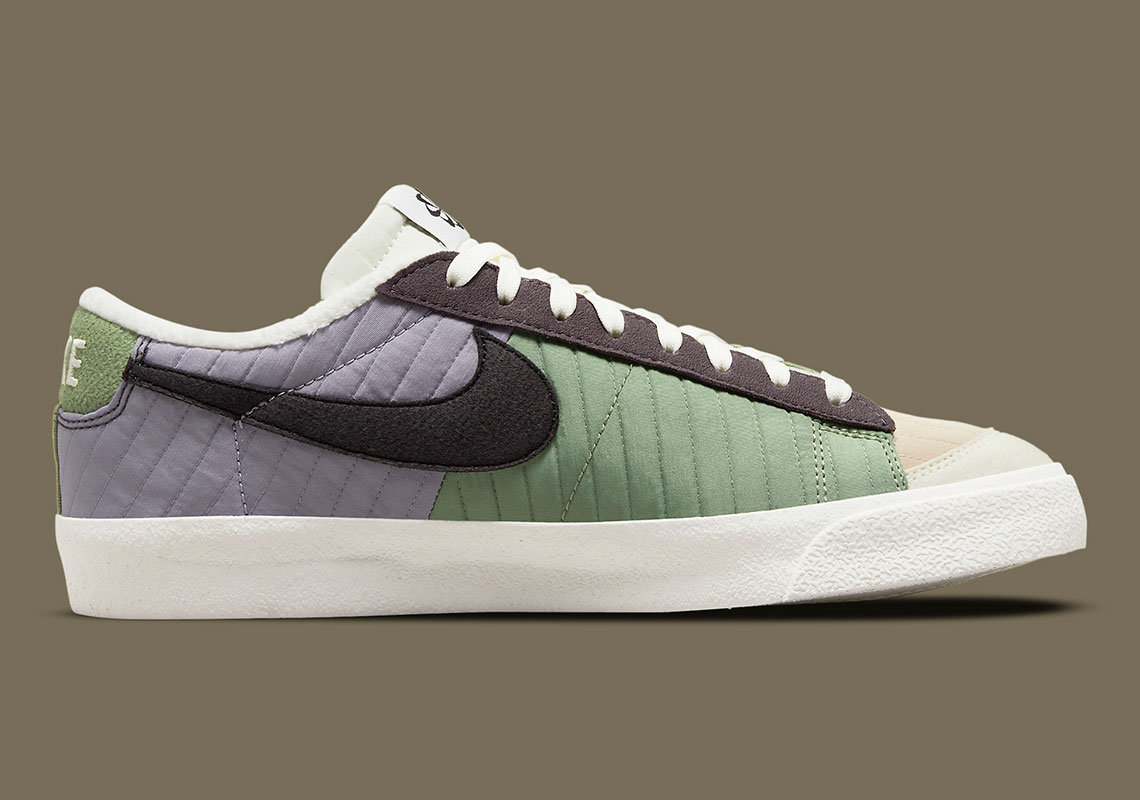 Nike Blazer Low 77 Cave Purple Medium Sail Medium Olive Rattan 8