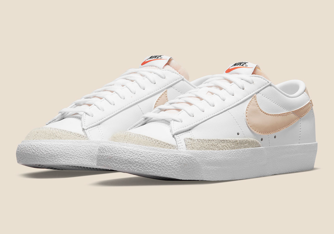 Soft Beiges Add Subtle Flair To This Women's Nike Blazer Low '77