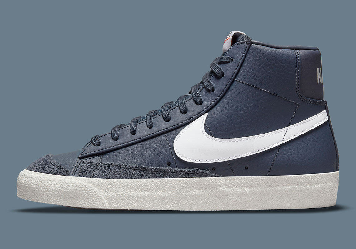 Nike Blazer Mid 77 Navy White Bq6806 401 8