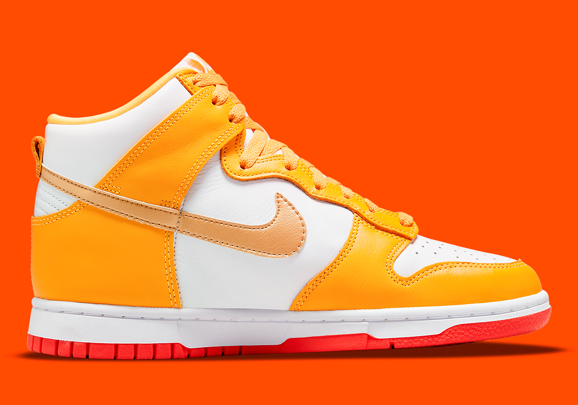 Nike Dunk High Yellow Gold Orange Dq4691 700 3