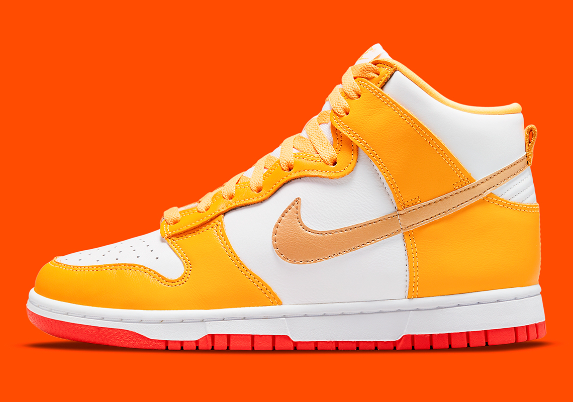 Nike Dunk High Yellow Gold Orange Dq4691 700 5