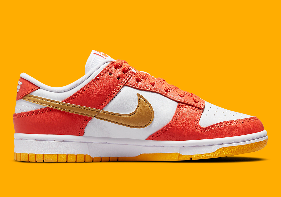 Nike Dunk Low Orange Yellow Gold Dq4690 800 4