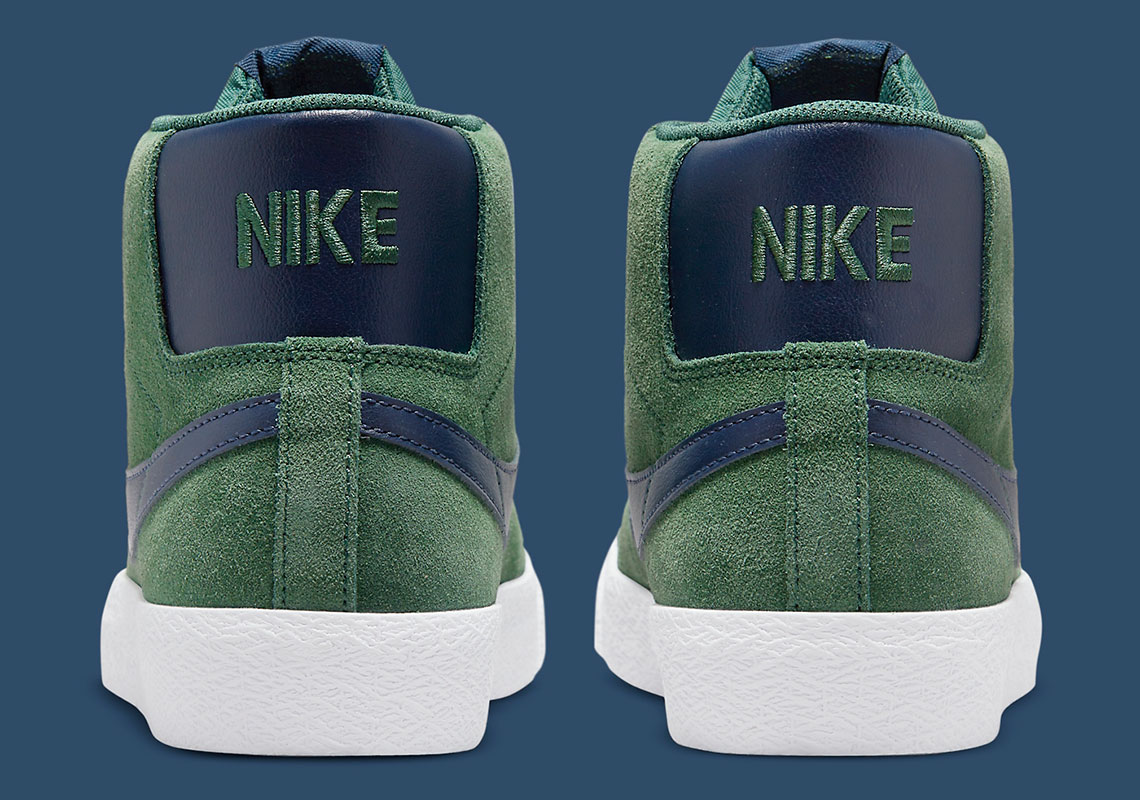 Nike Sb Zoom Blazer Mid Noble Green Midnight Navy Noble Green 864349 302 5