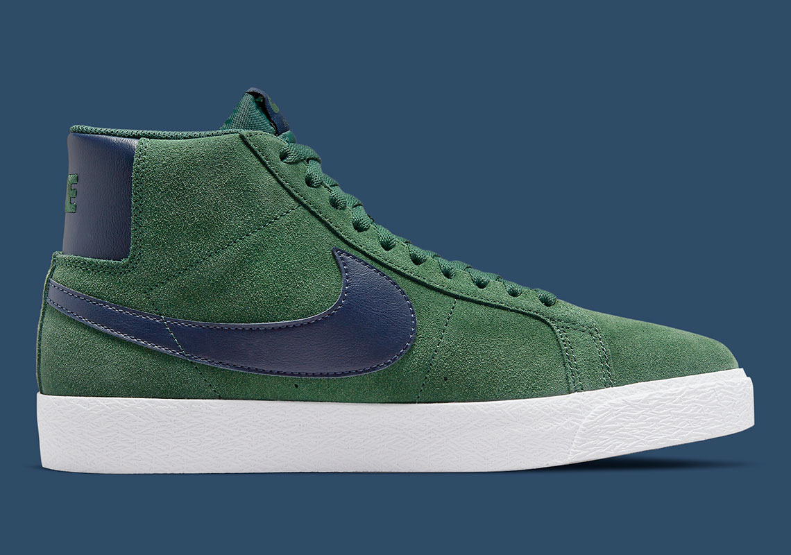 Nike Sb Zoom Blazer Mid Noble Green Midnight Navy Noble Green 864349 302 6