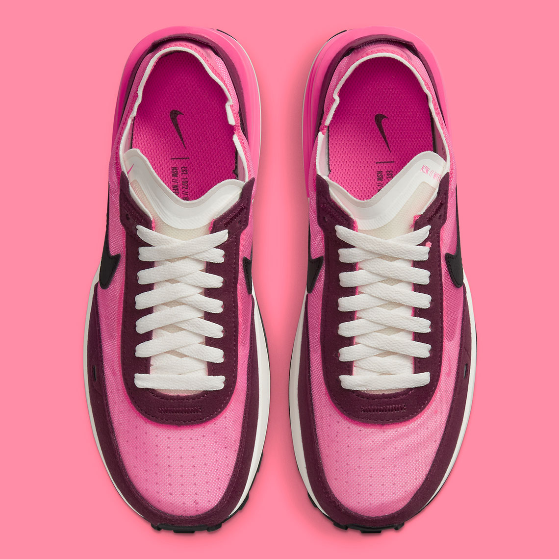 Nike Waffle One Pink Burgundy Dq0855 600 6