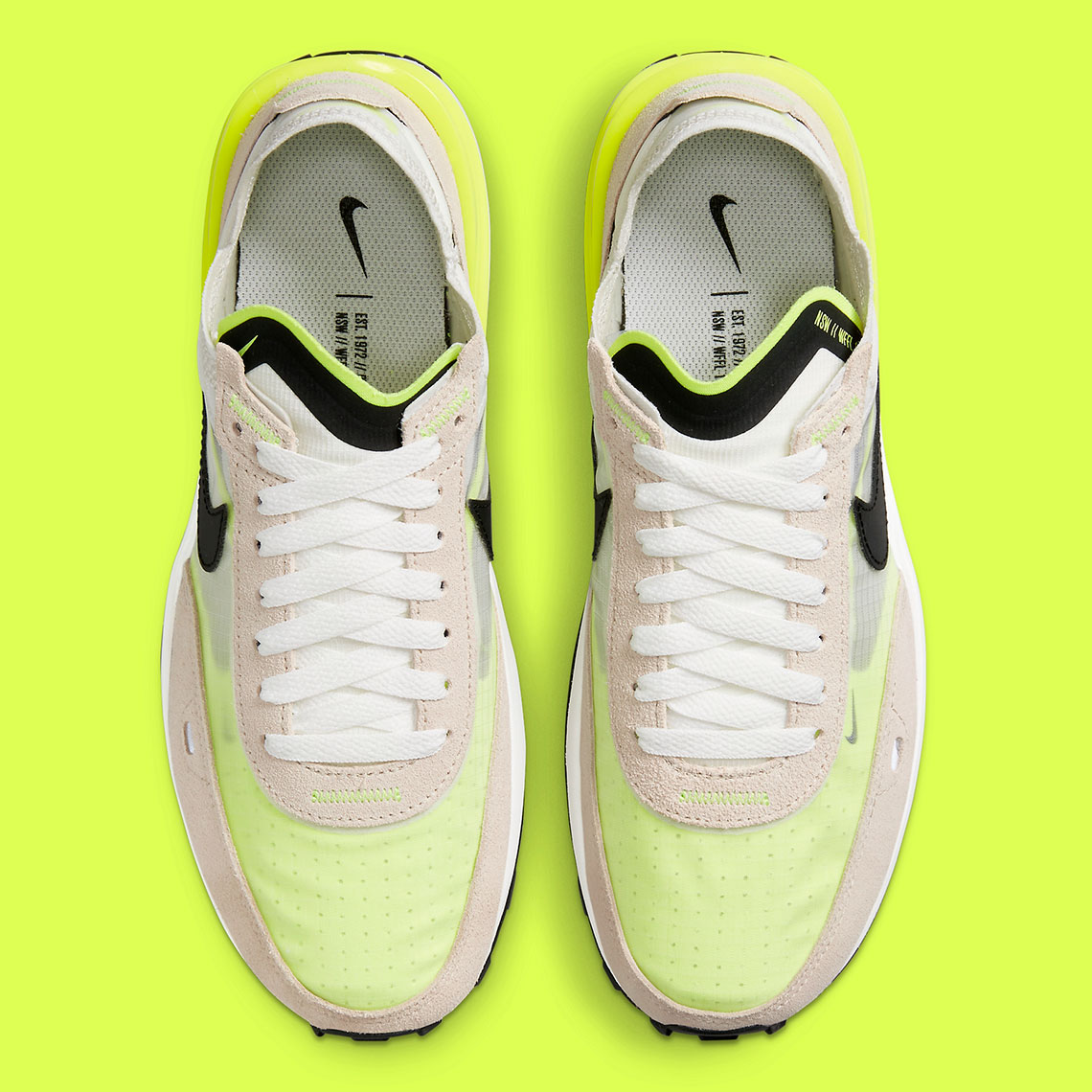 Nike Waffle One Summit White Black Rattan Volt Dn4696 101 5