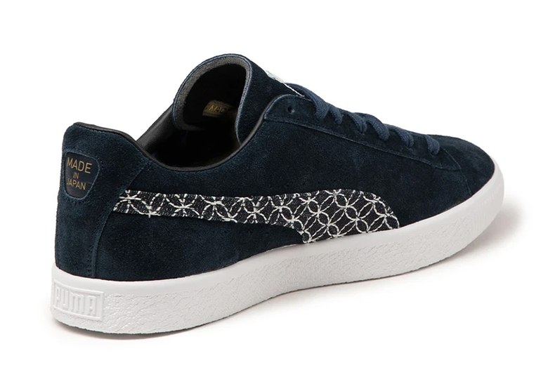 Puma Suede Sashiko Made In Japan Navy 3