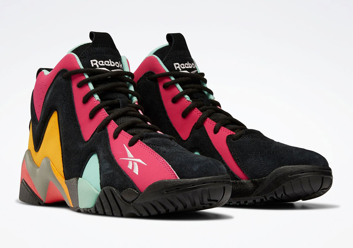 Reebok Kamikaze Ii Black Pink Solar Gold H01316 1