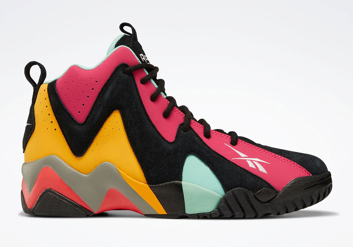 Reebok Kamikaze Ii Black Pink Solar Gold H01316 7