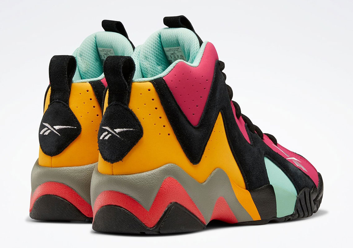 Reebok Kamikaze Ii Black Pink Solar Gold H01316 8