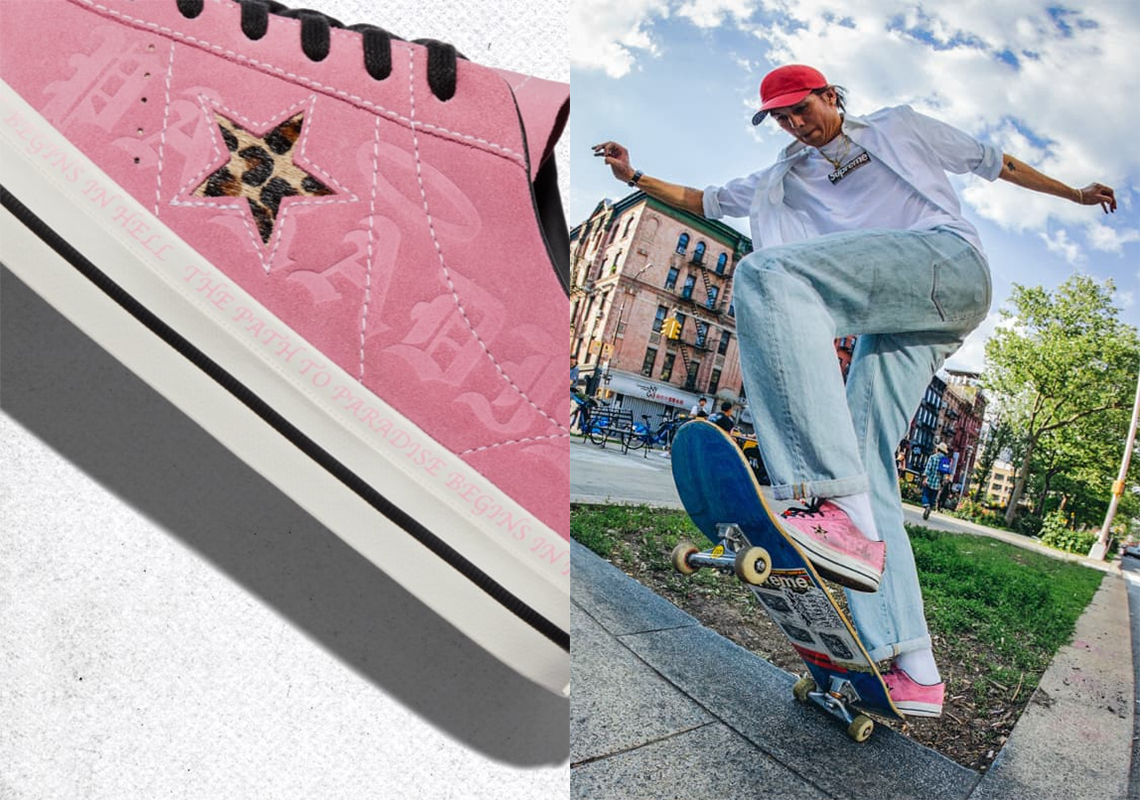 Skateboarder Sean Pablo Adds Hand-Drawn Graphics Onto The Converse One Star Pro