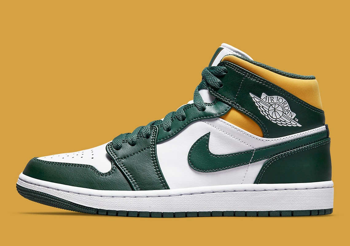 The “Brazil” Inspired Air Jordan 1 Mid Appears In Adult Sizes