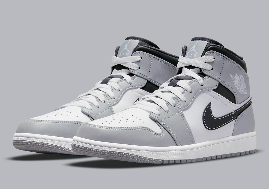 Air Jordan 1 Mid Grey 554724 078 4